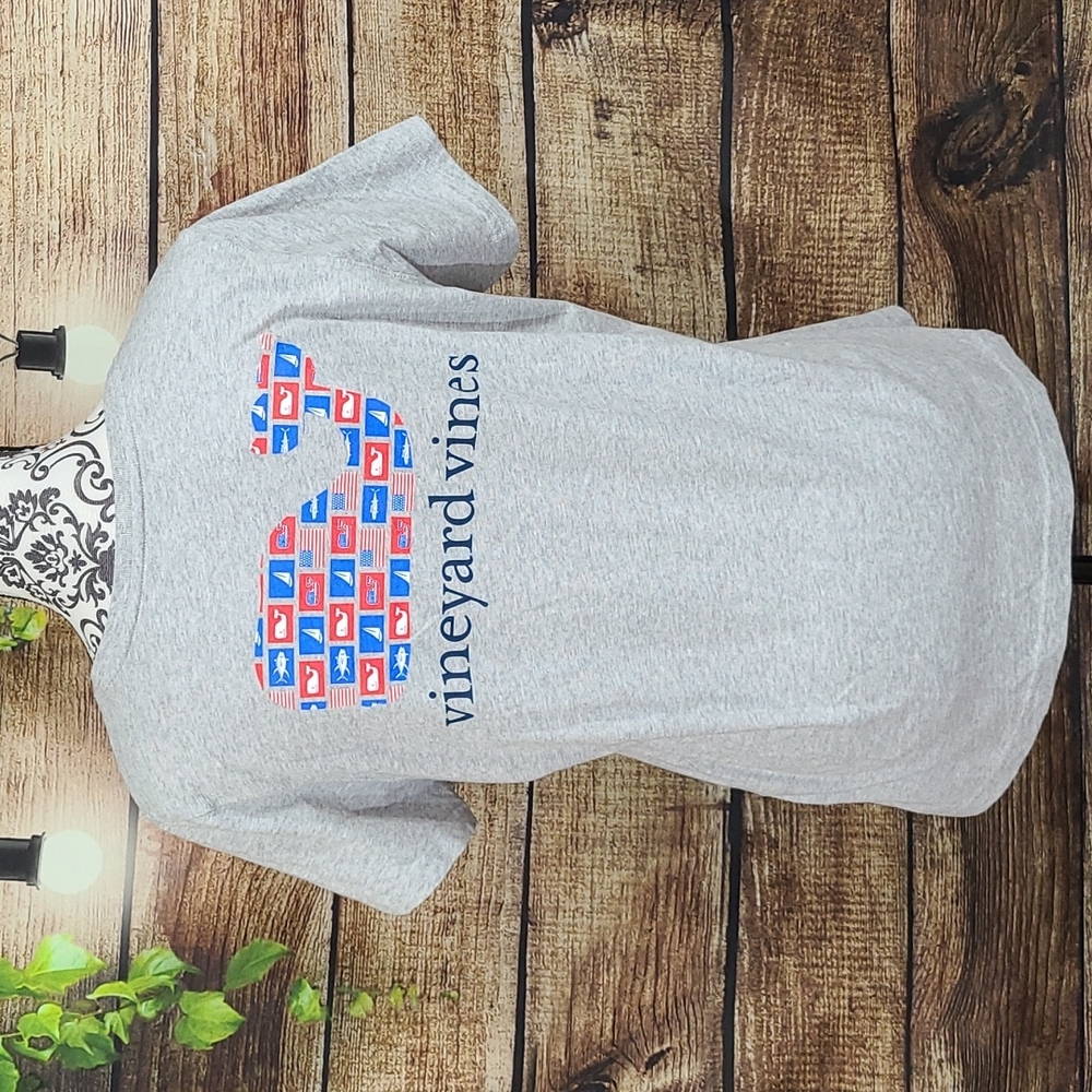 Vineyard Vines Flag Pocket Tee - Picture 6 of 9